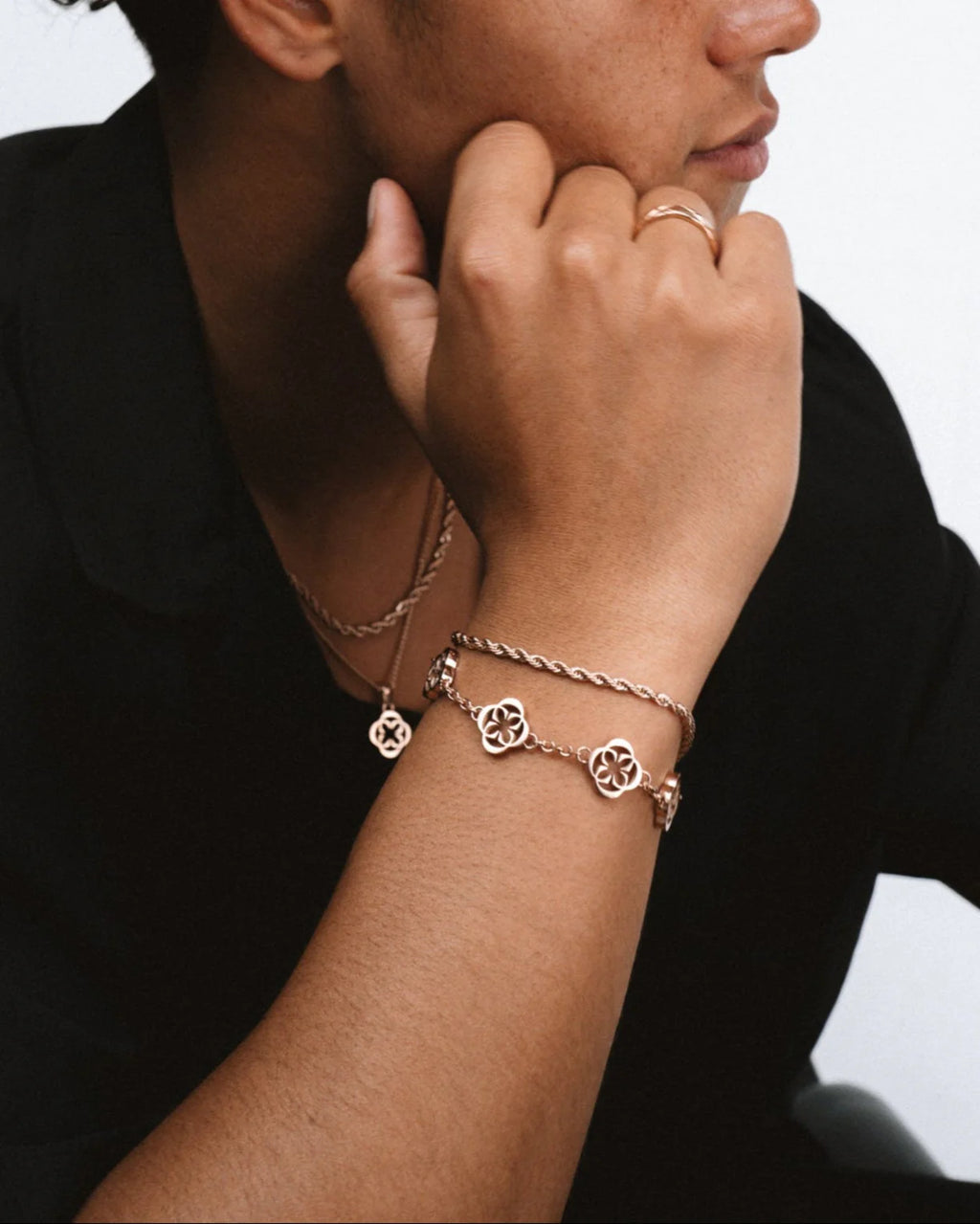 Rope Bracelet Silver