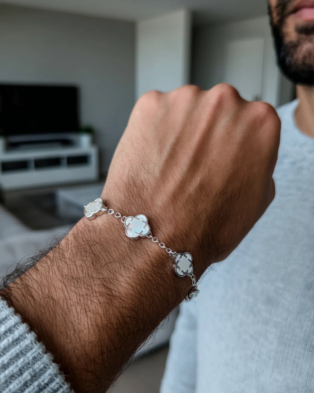 Charm Bracelet White