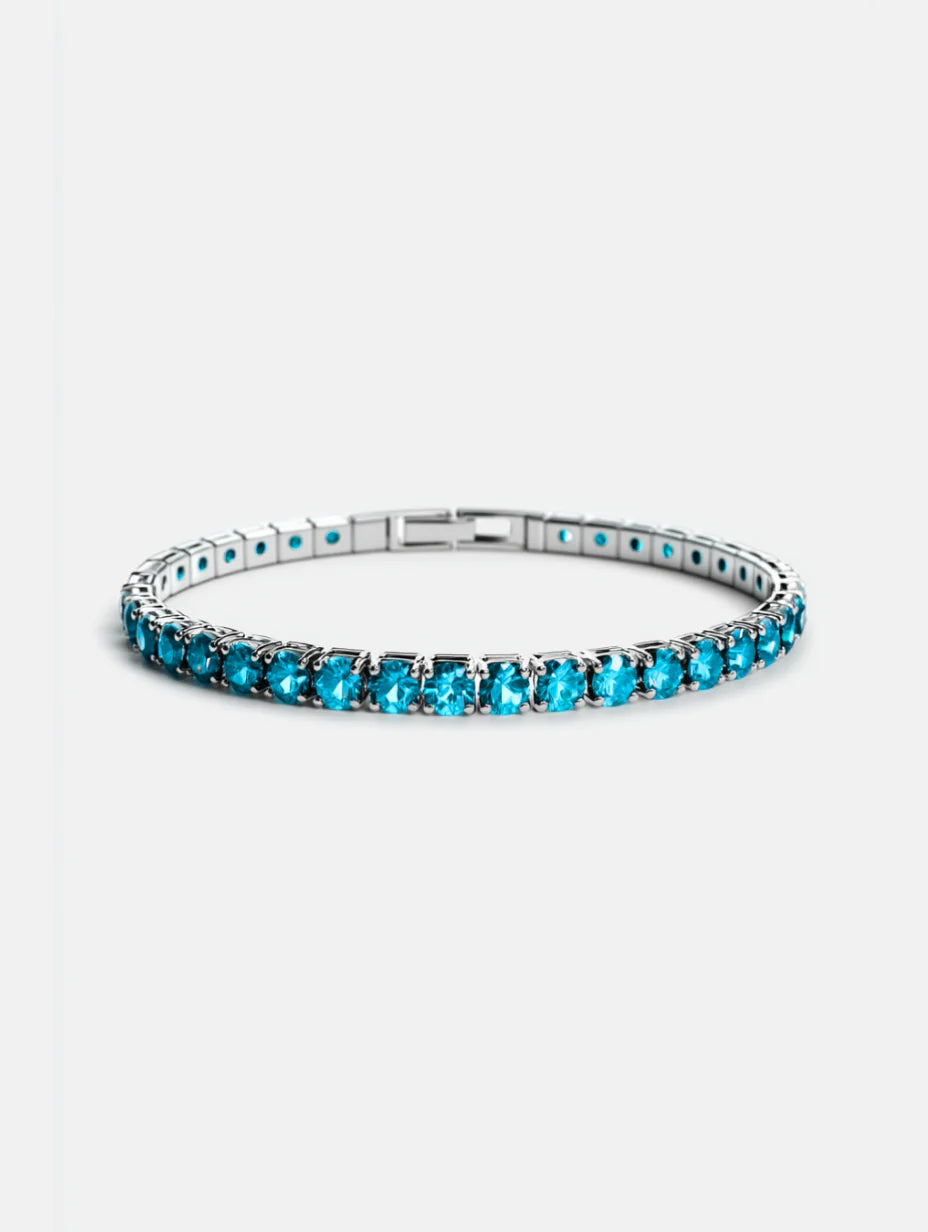 Tennis Bracelet Deep Sea Blue