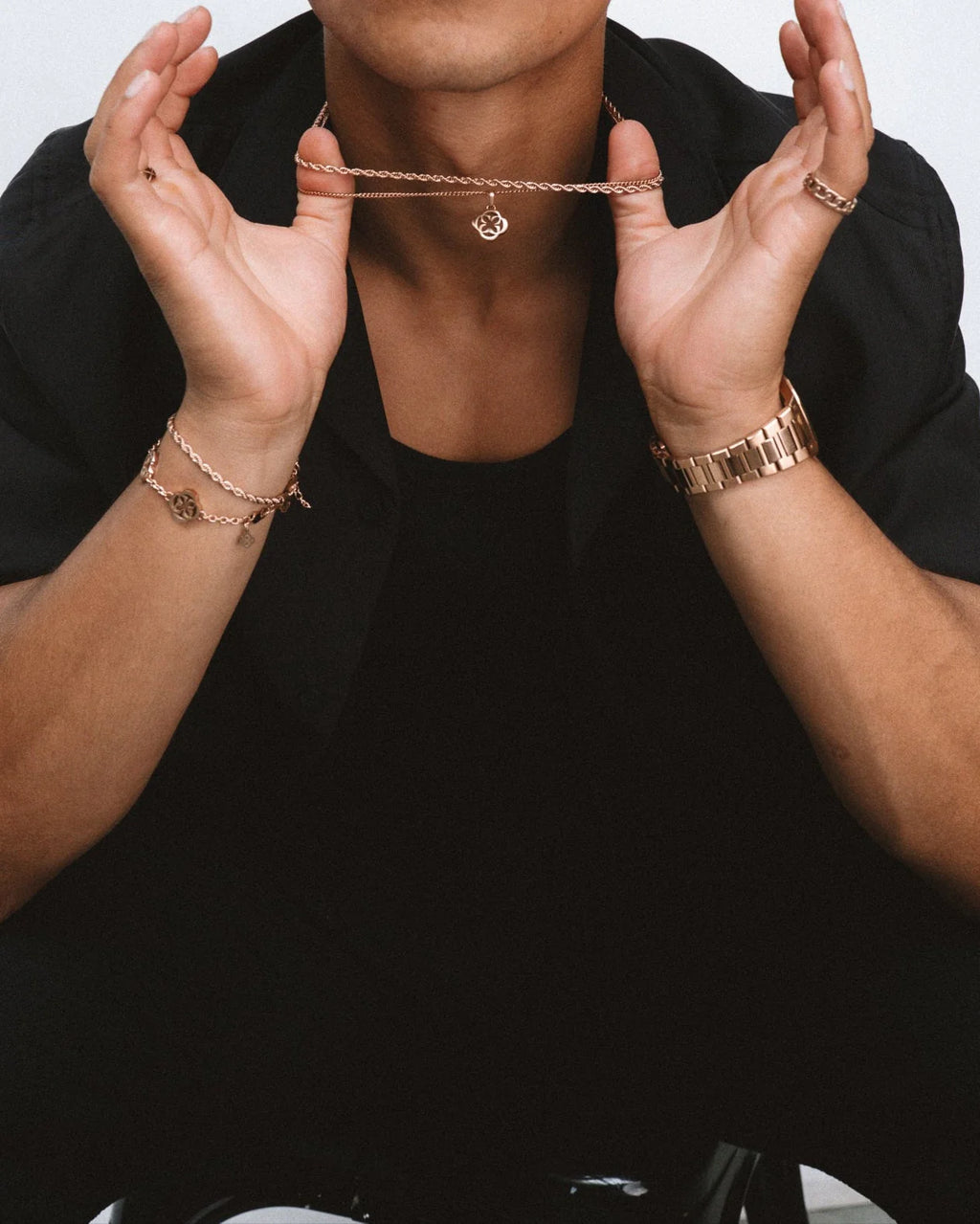 Rope Chain Rose Gold