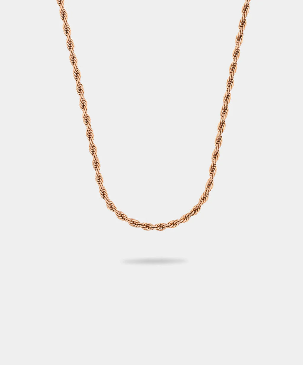 Rope Chain Rose Gold