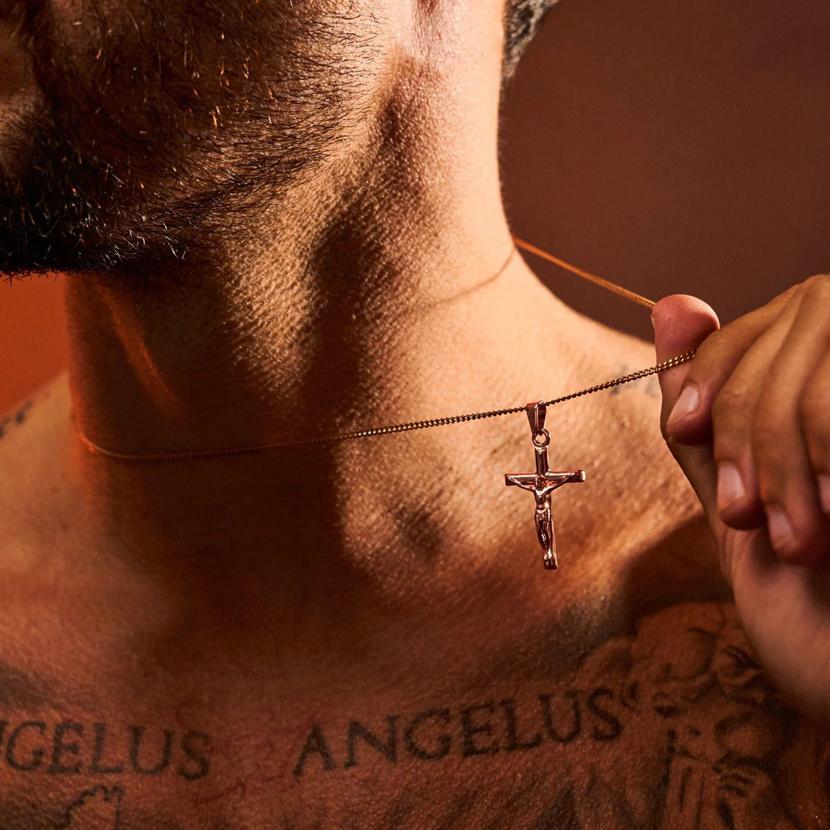 Crucify Pendant Rose Gold