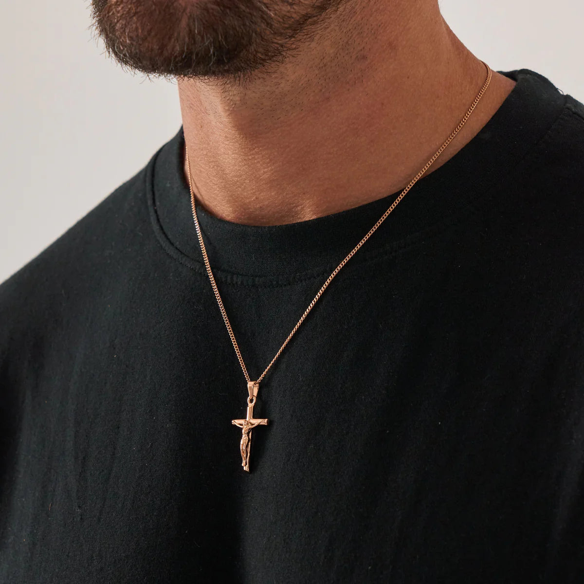 Crucify Pendant Rose Gold