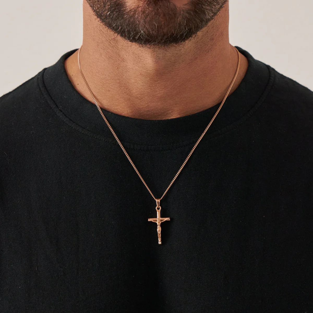 Crucify Pendant Rose Gold