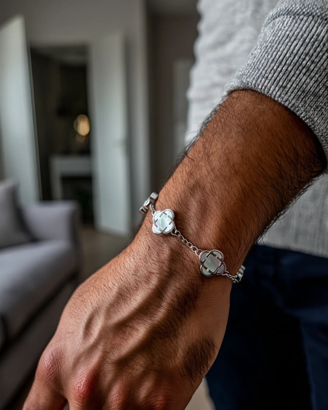 Charm Bracelet White