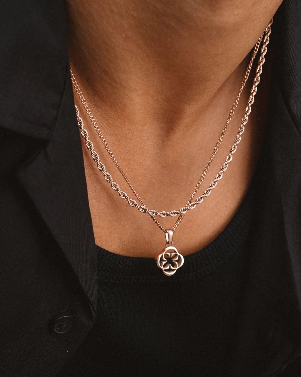 Rope Chain Rose Gold