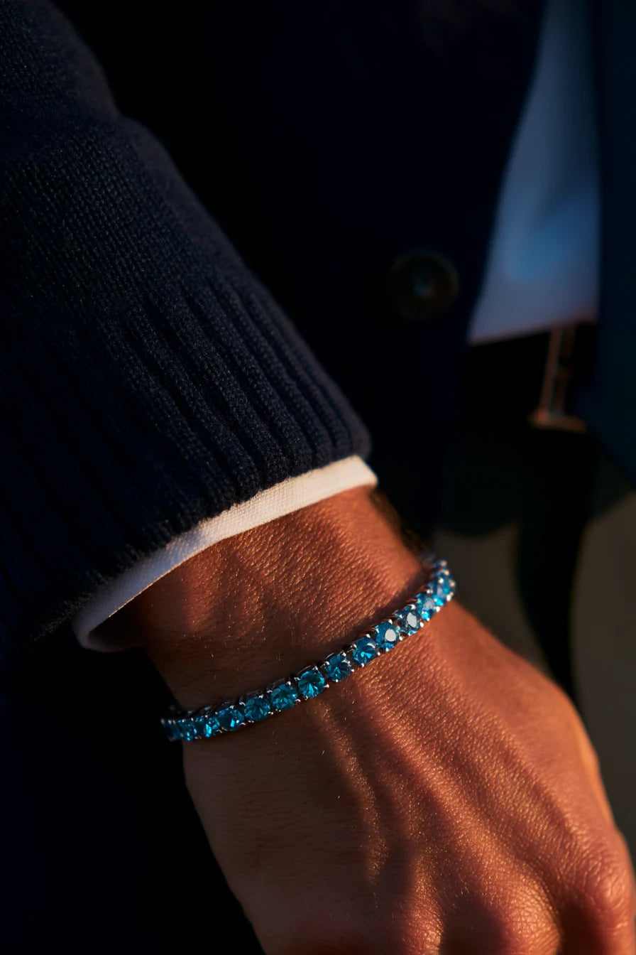 Tennis Bracelet Deep Sea Blue