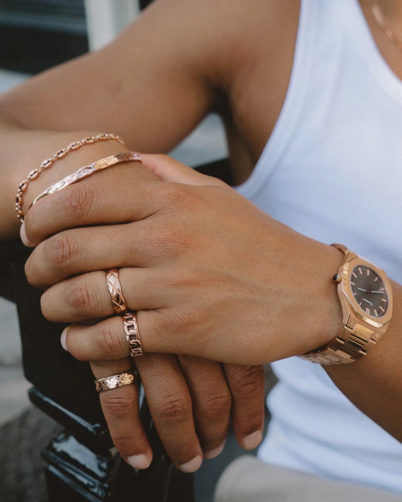 Melted Cuff Rose Gold