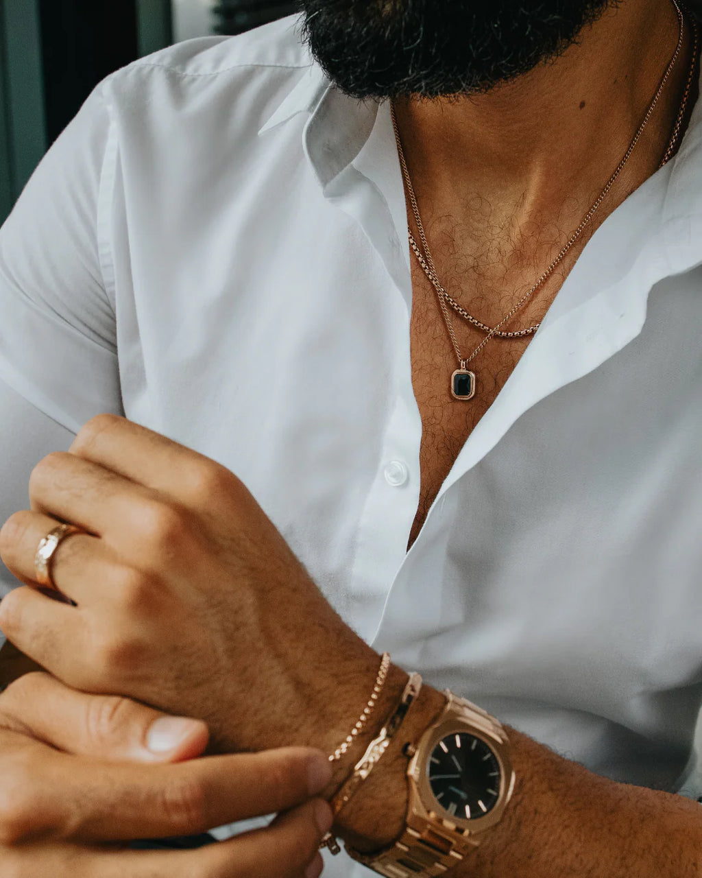 Eternité Pendant Rose Gold